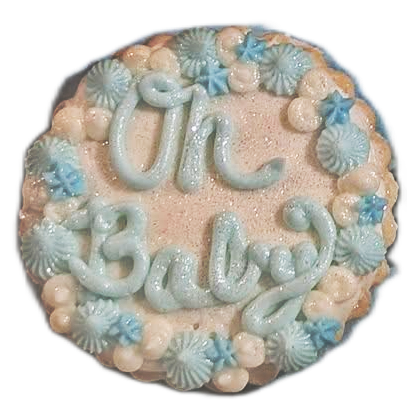 Baby Boy Blue and White Cookies 3