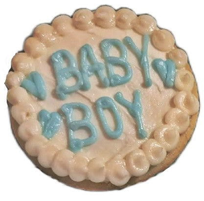 Baby Boy Blue and White Cookies