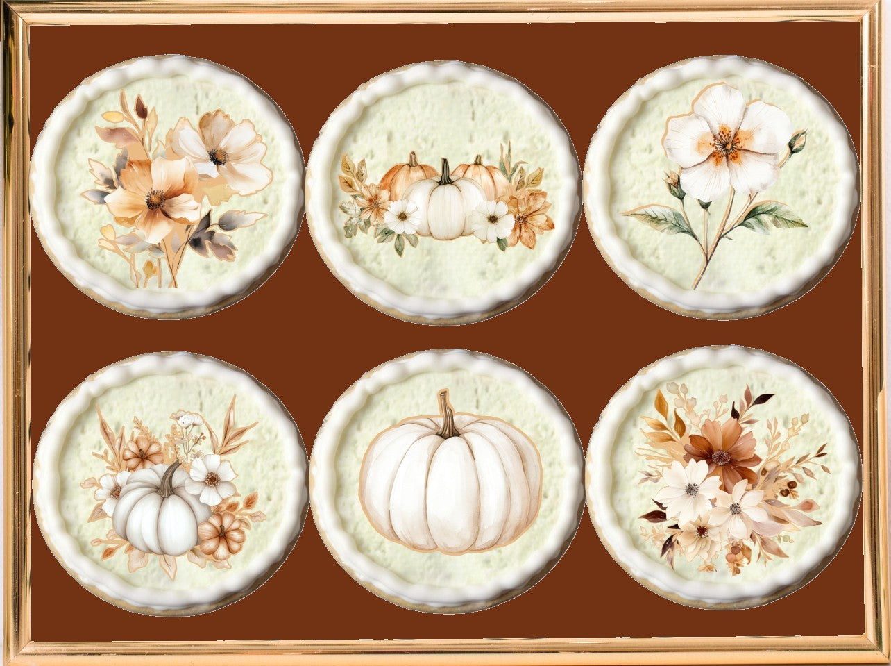 Half Dozen Fall Autumn Cookie Set Part 2/2