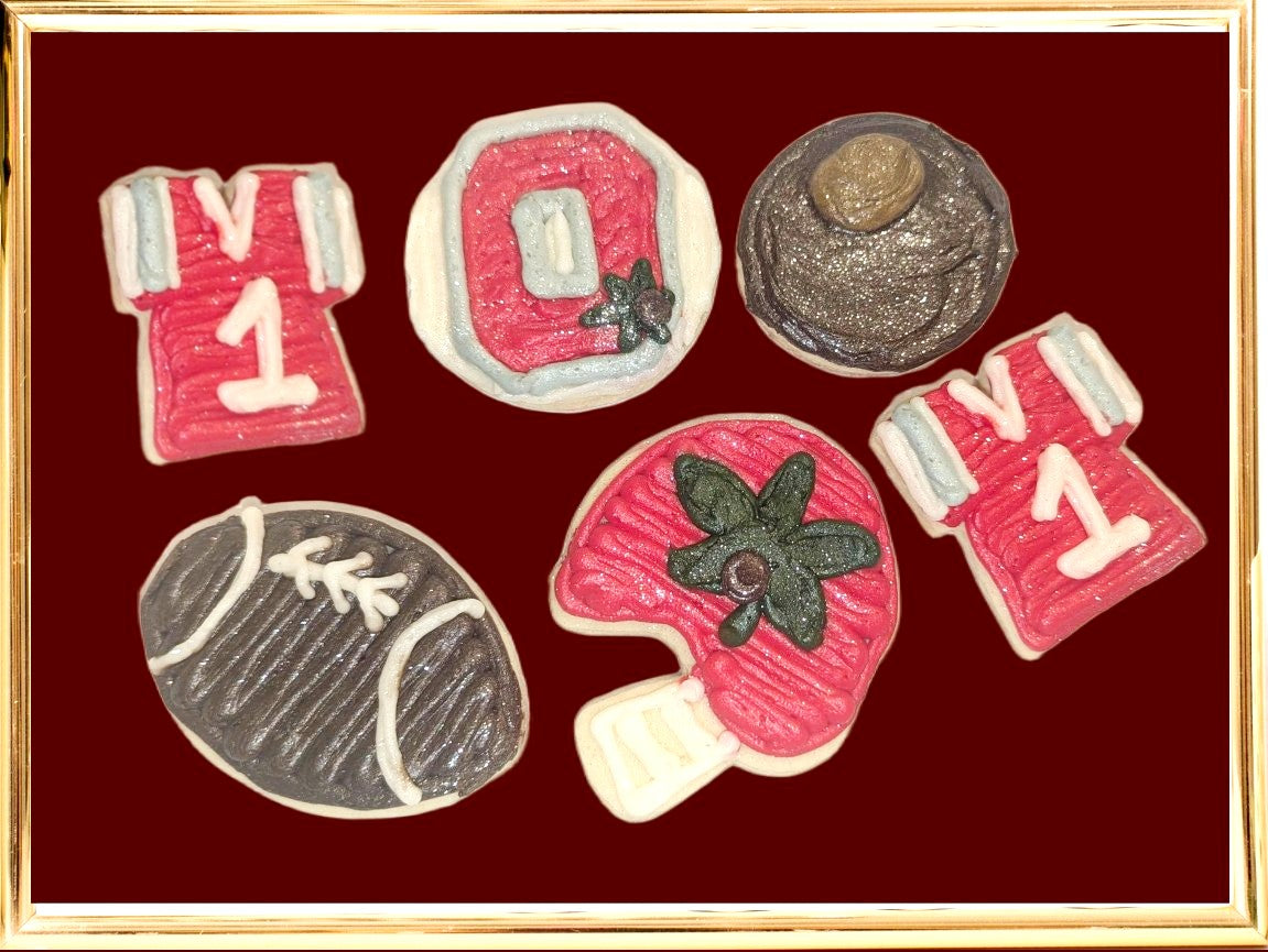 College Football Cookies