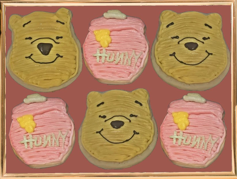 Half Dozen Pooh Bear and Hunny Pots