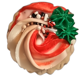 Half Dozen Red & White Christmas Rosettes