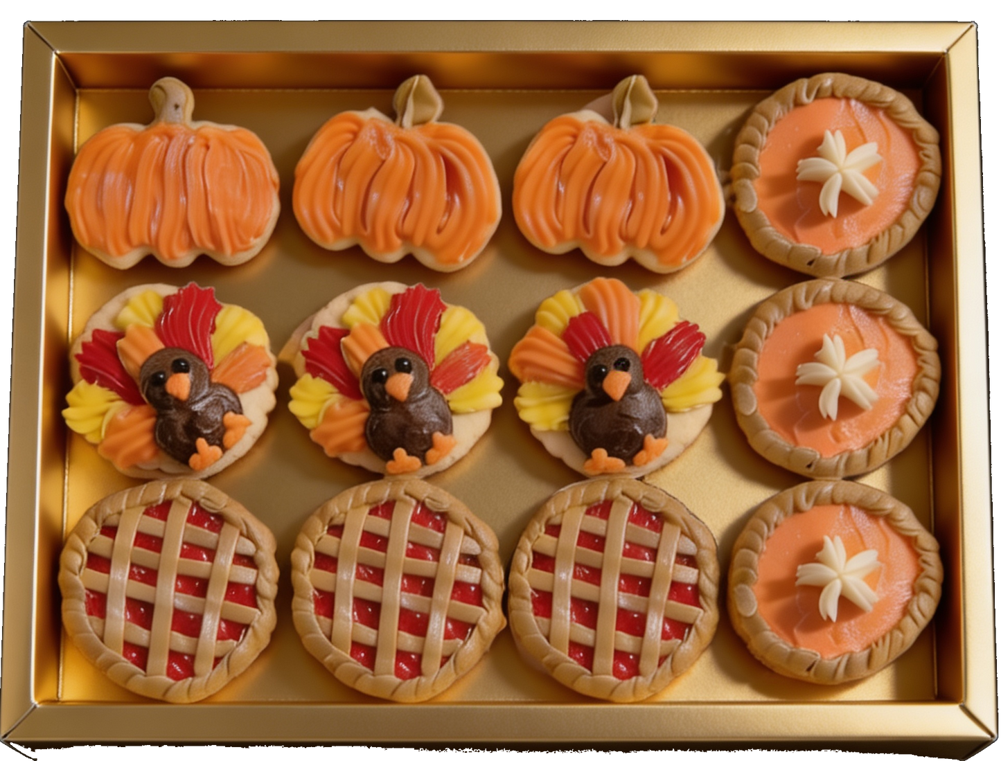 Thanksgiving Turkeys, Pumpkins and Pies