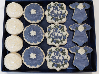 Baby Shower Blue Boy Cookies Pt 3