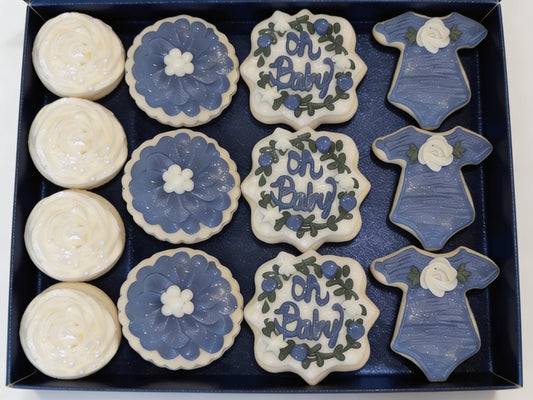 Baby Shower Blue Boy Cookies Pt 3