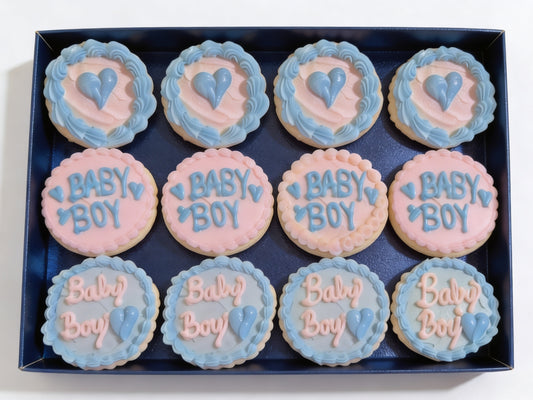 Baby Shower Blue Boy Cookies Pt 4