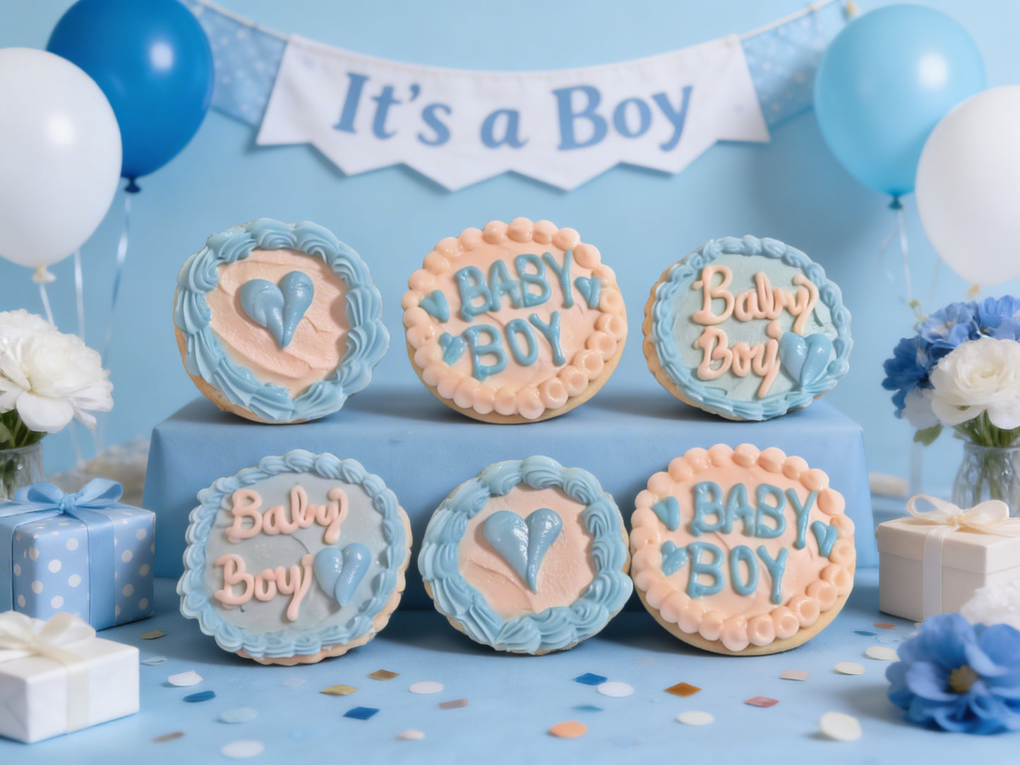 Baby Shower Blue Boy Cookies Pt 4