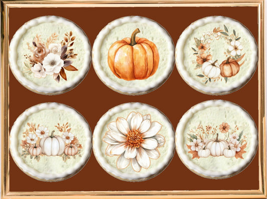 Half Dozen Fall Autumn Cookie Set Part 1/2