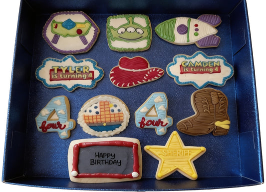 Boy Story Birthday Cookie Set