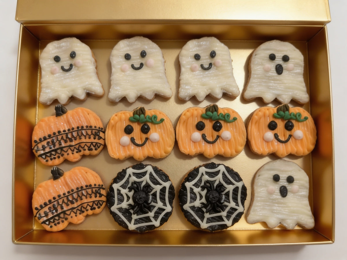 Halloween Cookies - Spider, Pumpkin Lace