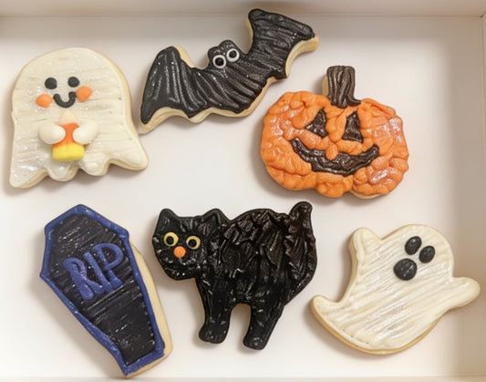 Halloween Cookies, Cat, Pumpkin