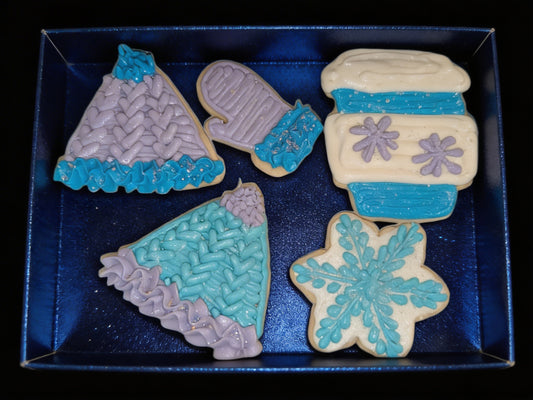 Winter Theme Hats, Mittens, Cocoa