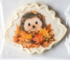 Hedgehog in Leaves