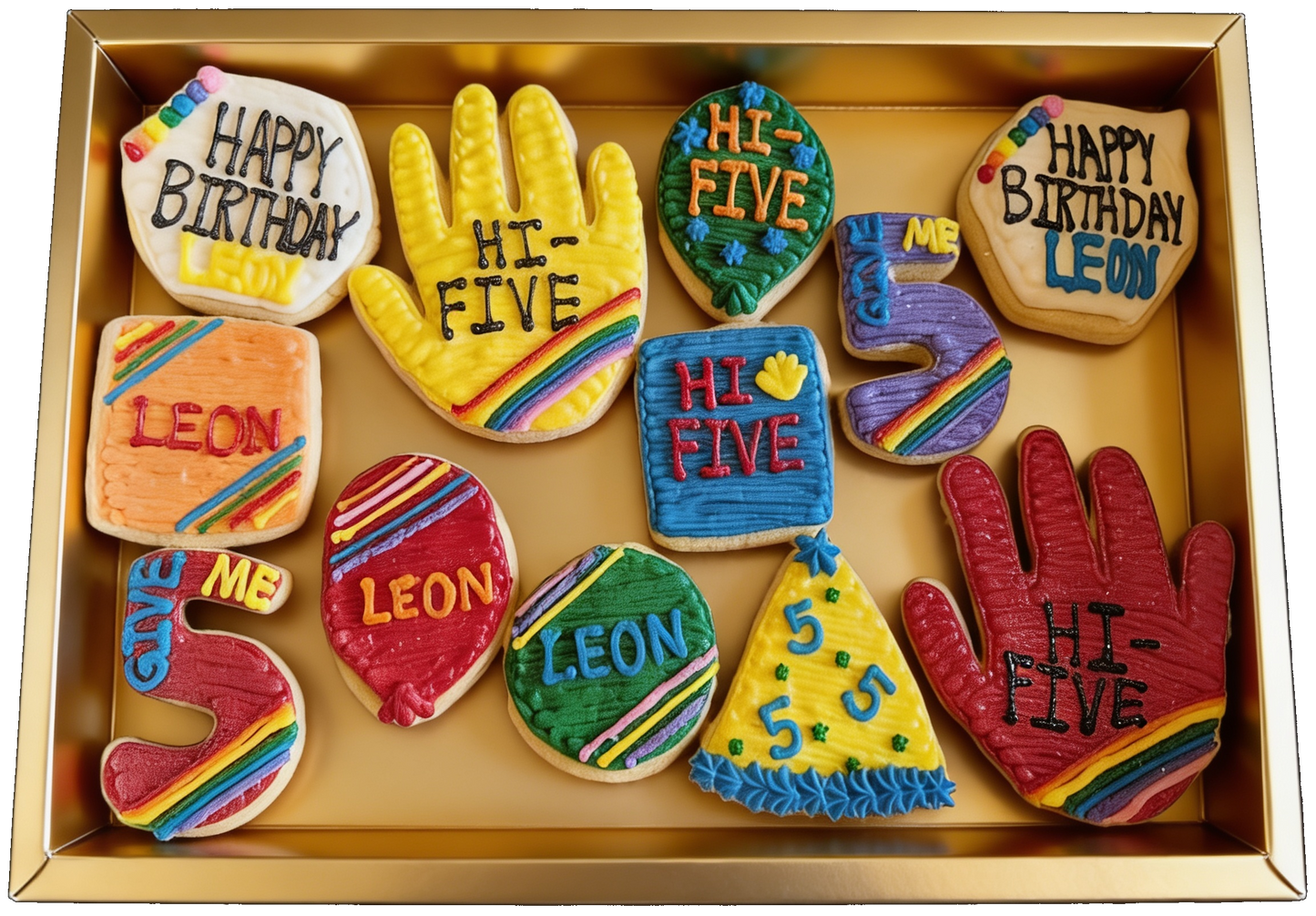 Hi Five Birthday Cookie Set