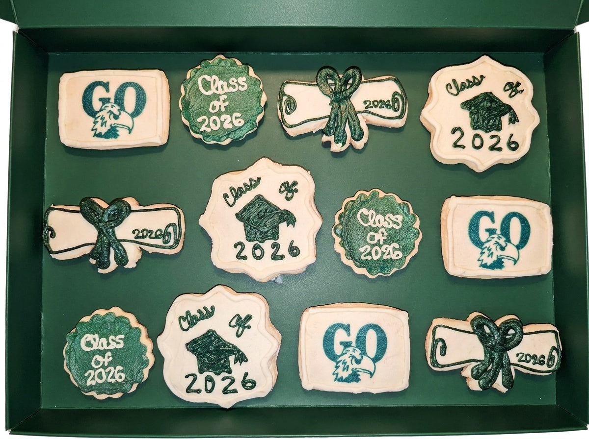 Eagle Graduation Cookies