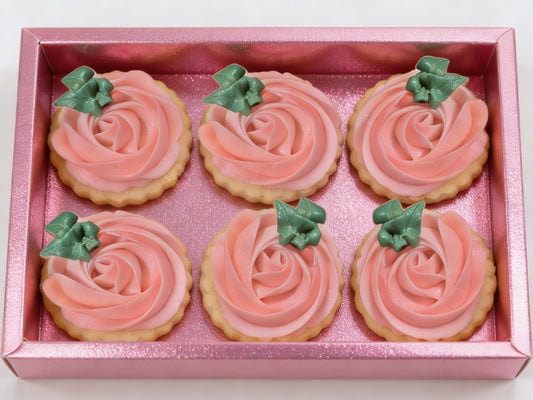 Dozen Pink Rosettes Happy Birthday