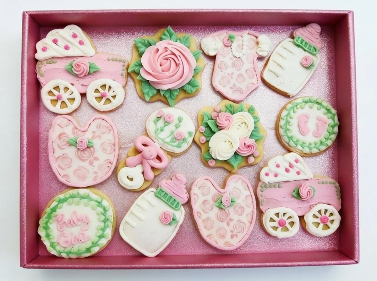 Baby Girl Pink Shower Set