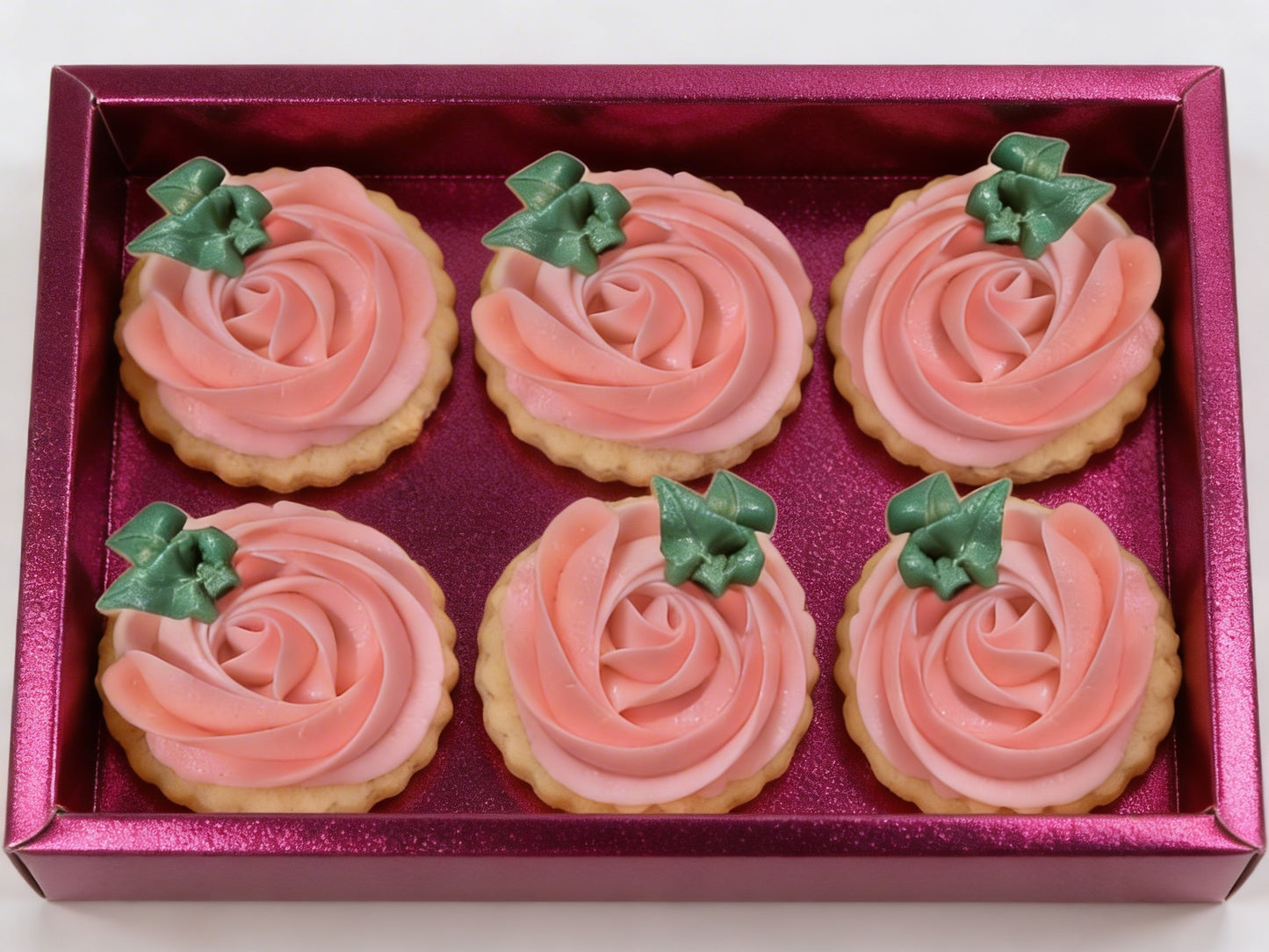 Dozen Pink Rosettes Mother's Day