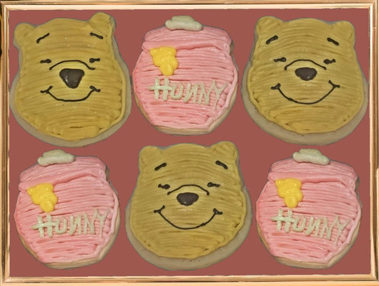 Half Dozen Pooh Bear and Hunny Pots