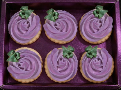 Dozen Purple Rosettes Mother's Day