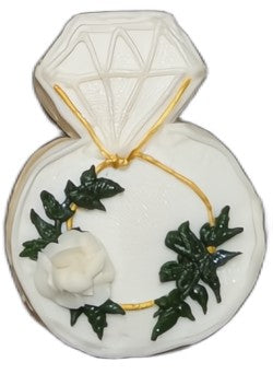 Half Dozen Wedding or Engagement Ring Cookies